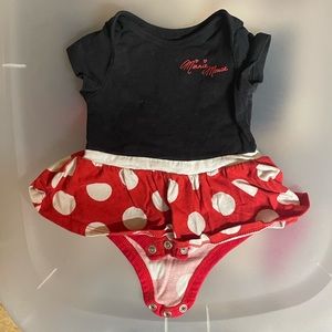 Baby girl Minnie Mouse outfit